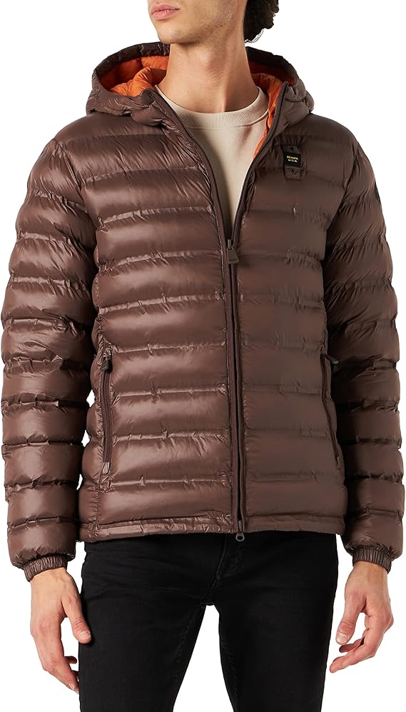 blauer 男士短夹克加厚绗缝